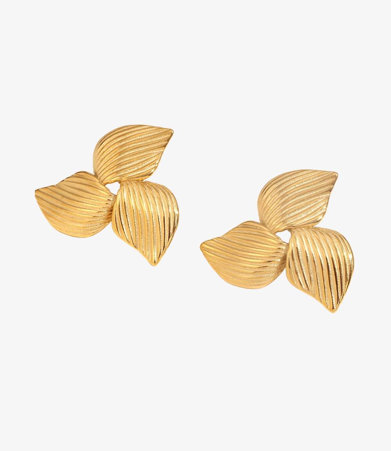 Golden Petal Earrings