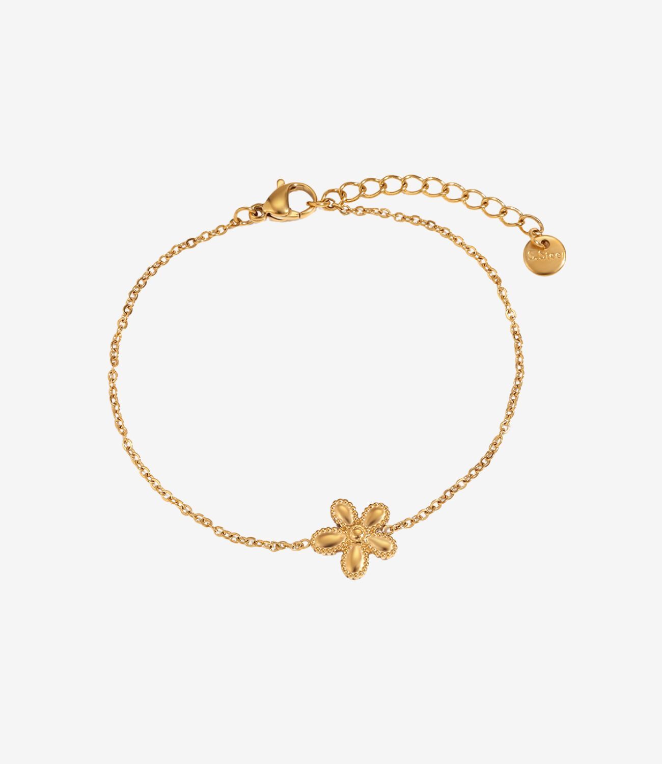 Floral Charm Bracelet