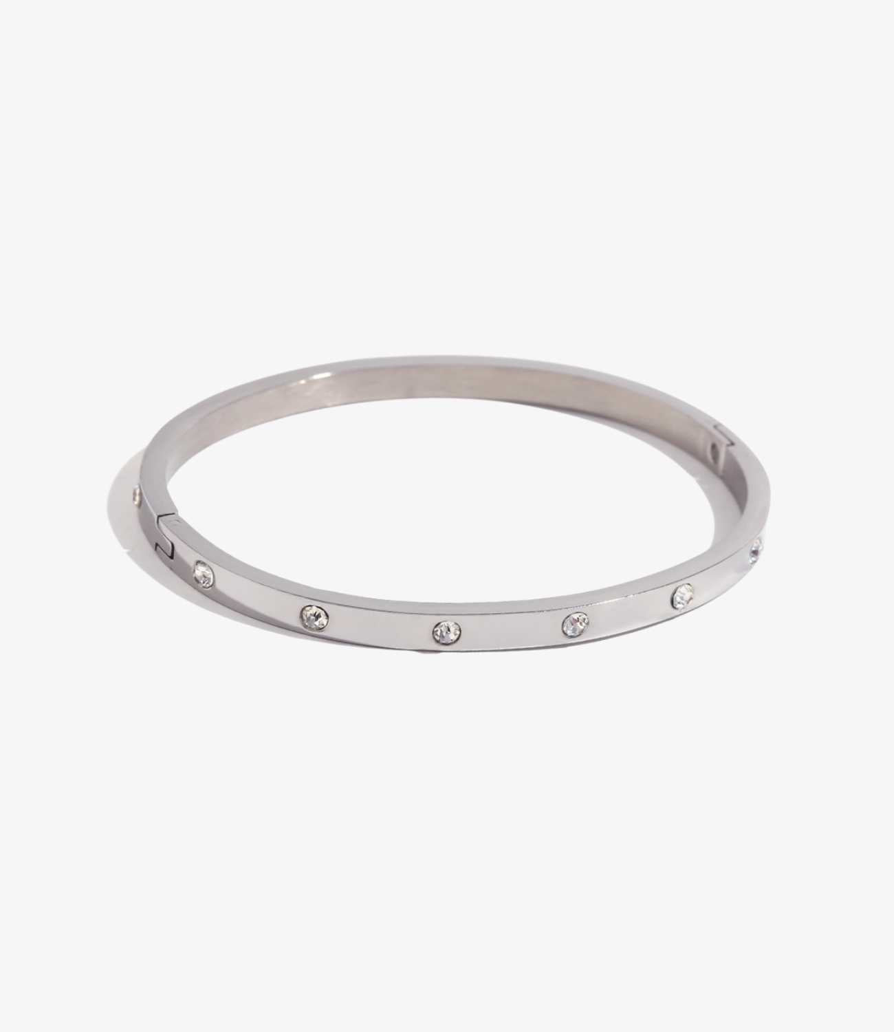 Luminous Charm Bangle Silver