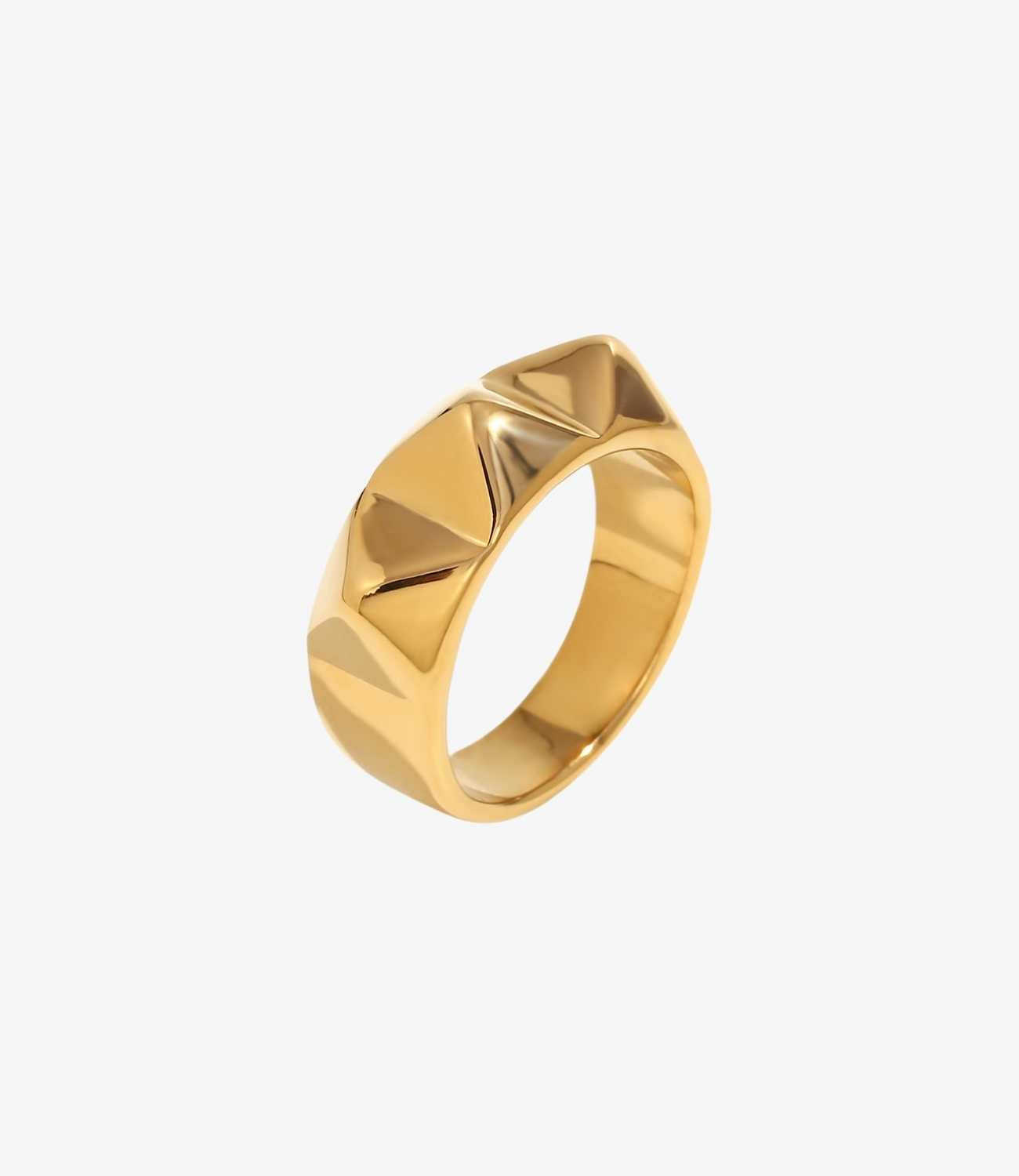 Golden Edge Ring